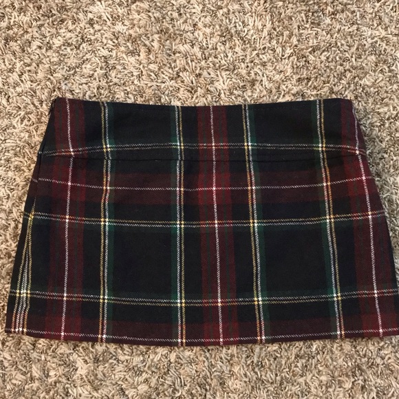 Vintage Y2K Abercrombie and Fitch wool blend plaid mini skirt - Picture 9 of 10